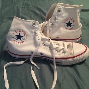 Converse White High-tops